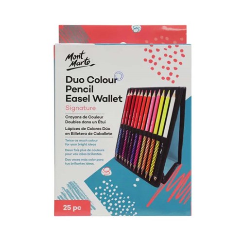 MONT MARTE SKETCHING DUO Colour Pencil Easel Wallet